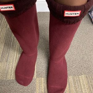 Hunter original tall boot socks